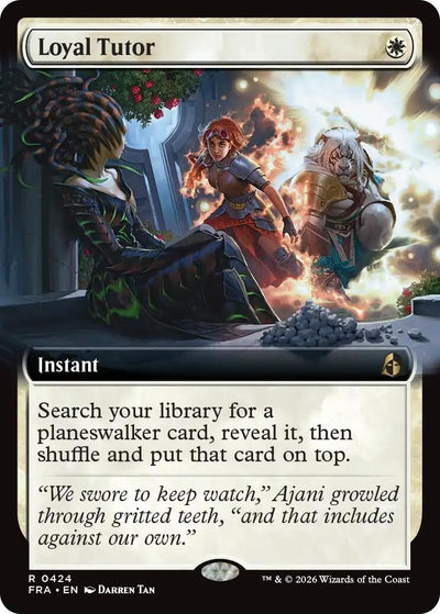 Loyal Tutor (Extended Art) (424) (Reality Fracture) (FRA)