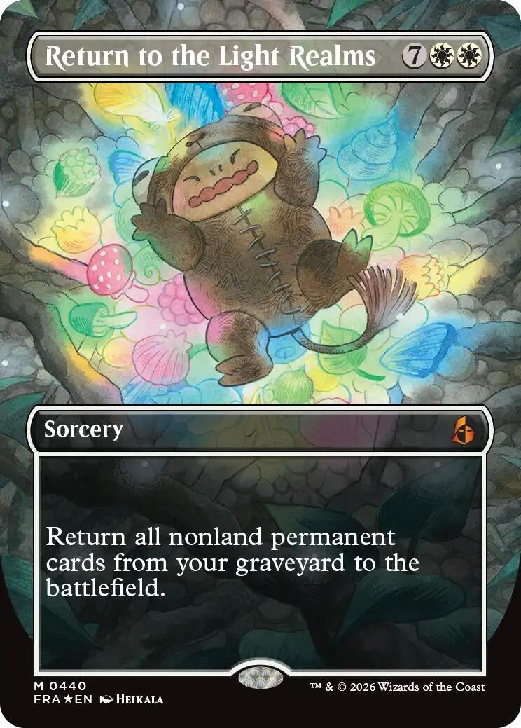 Image for Return to the Light Realms (Borderless) (0440) (440) (Reality Fracture) (Foil) (FRA) - Magic: The Gathering