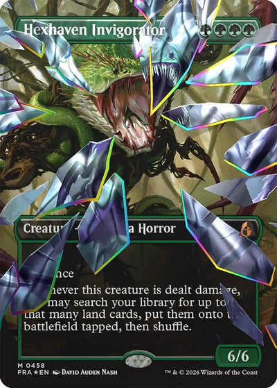 Hexhaven Invigorator (Borderless) (Facet Foil) (458) (Reality Fracture) (Foil) (FRA)