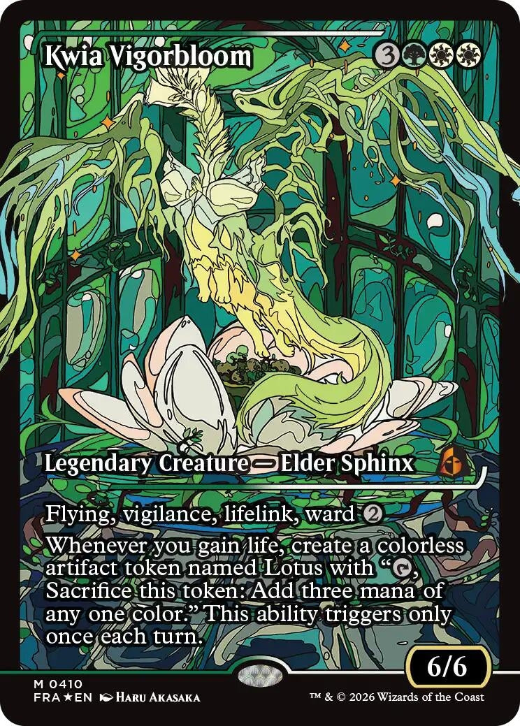 Image for Kwia Vigorbloom (Showcase) (0410) (410) (Reality Fracture) (Foil) (FRA) - Magic: The Gathering
