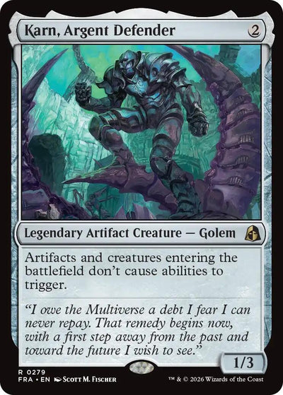 Karn, Argent Defender (279) (Reality Fracture) (FRA)