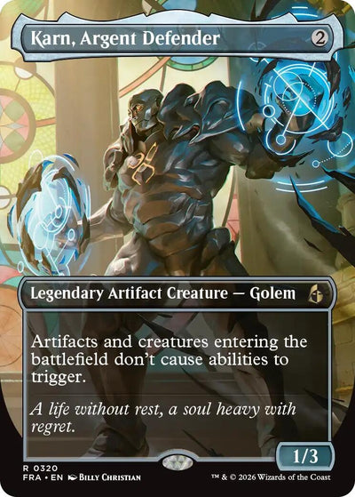 Karn, Argent Defender (Borderless) (320) (Reality Fracture) (FRA)