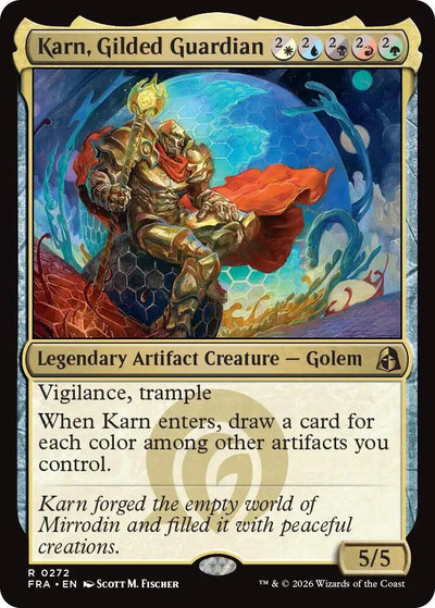 Karn, Gilded Guardian (272) (Reality Fracture) (FRA)