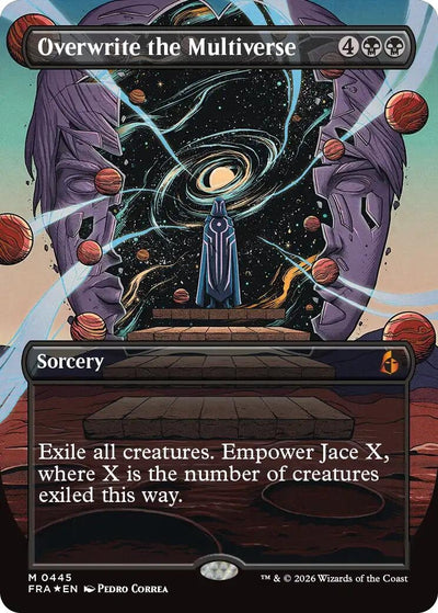 Overwrite the Multiverse (Borderless) (445) (Reality Fracture) (Foil) (FRA)