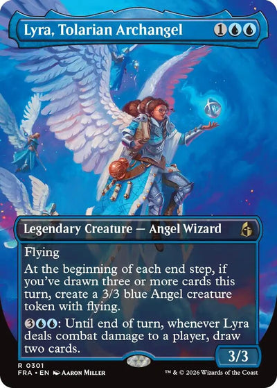 Lyra, Tolarian Archangel (Borderless) (301) (Reality Fracture) (FRA)