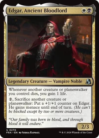 Edgar, Ancient Bloodlord (270) (Reality Fracture) (FRA)