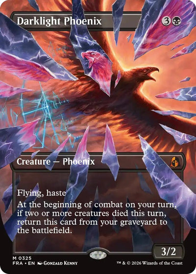 Darklight Phoenix (Borderless) (0325) (325) (Reality Fracture) (FRA)