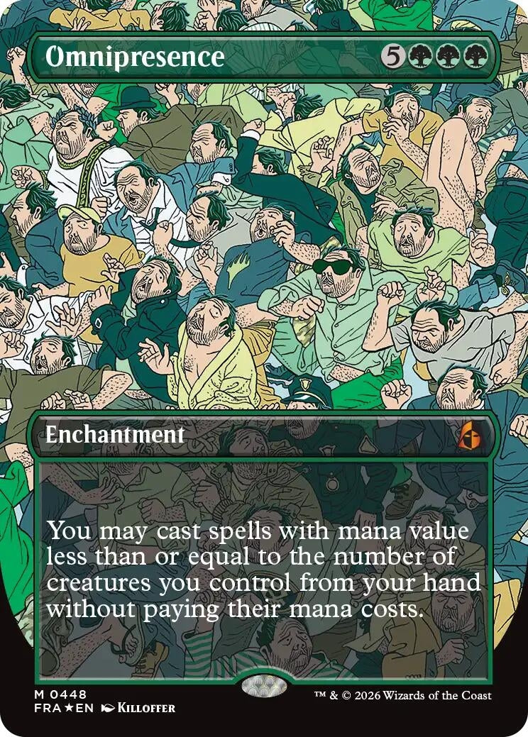Image for Omnipresence (Borderless) (0448) (448) (Reality Fracture) (Foil) (FRA) - Magic: The Gathering
