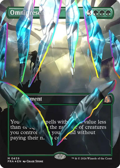 Omnipresence (Borderless) (Facet Foil) (0459) (459) (Reality Fracture) (Foil) (FRA)