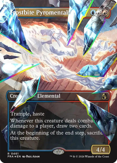 Frostbite Pyromental (Borderless) (Facet Foil) (461) (Reality Fracture) (Foil) (FRA)