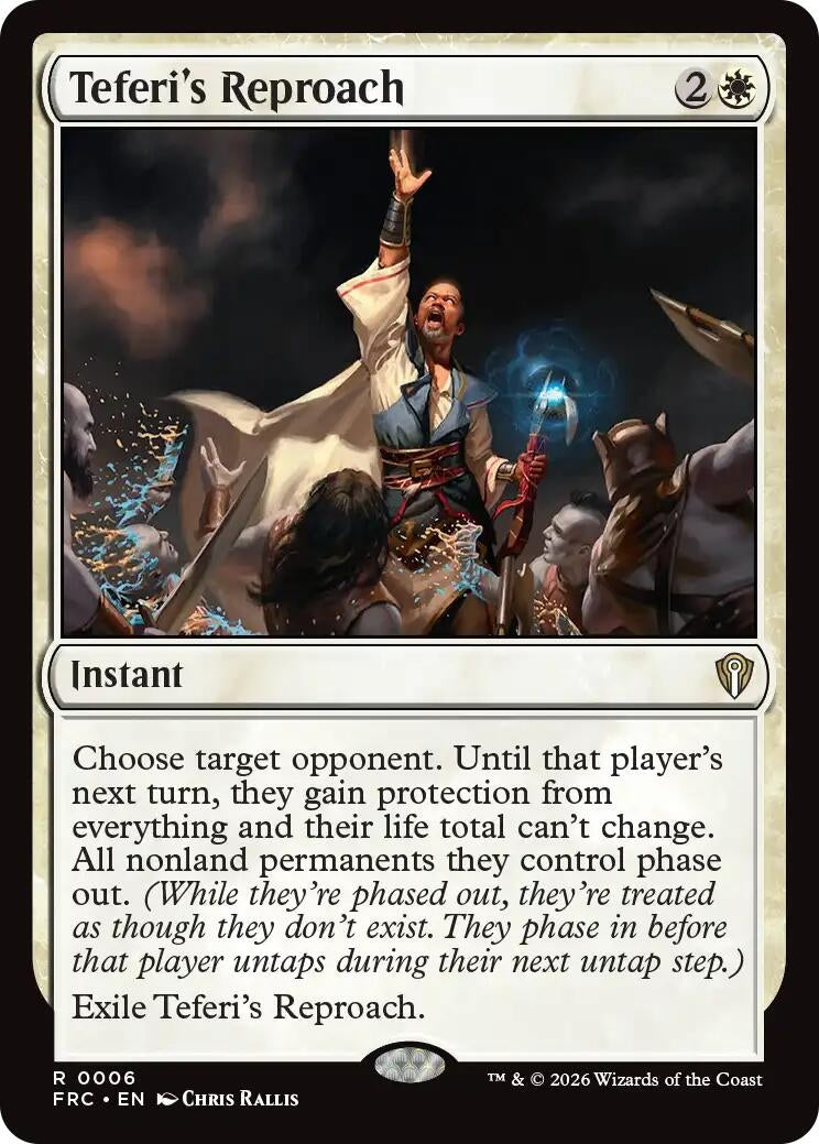 Image for Teferi's Reproach (6) (Commander: Reality Fracture) - Magic: The Gathering