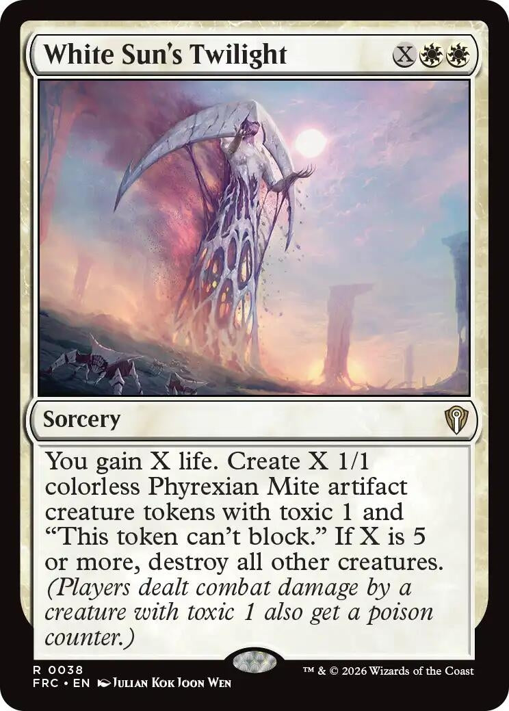 Image for White Sun's Twilight (38) (Commander: Reality Fracture) - Magic: The Gathering