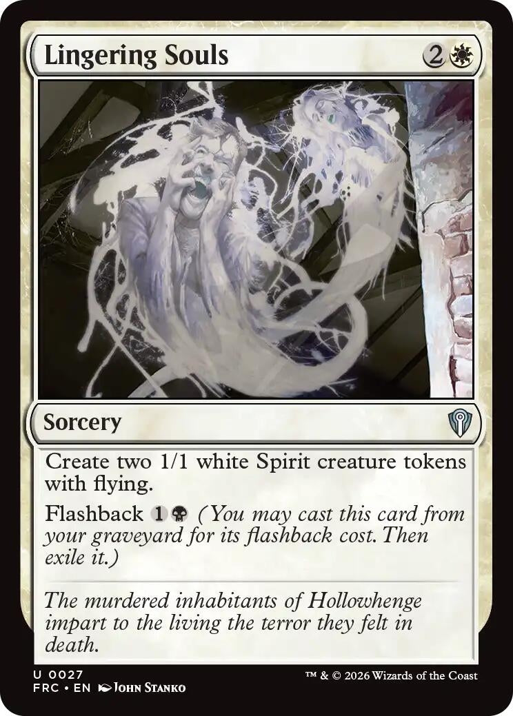 Image for Lingering Souls (27) (Commander: Reality Fracture) - Magic: The Gathering
