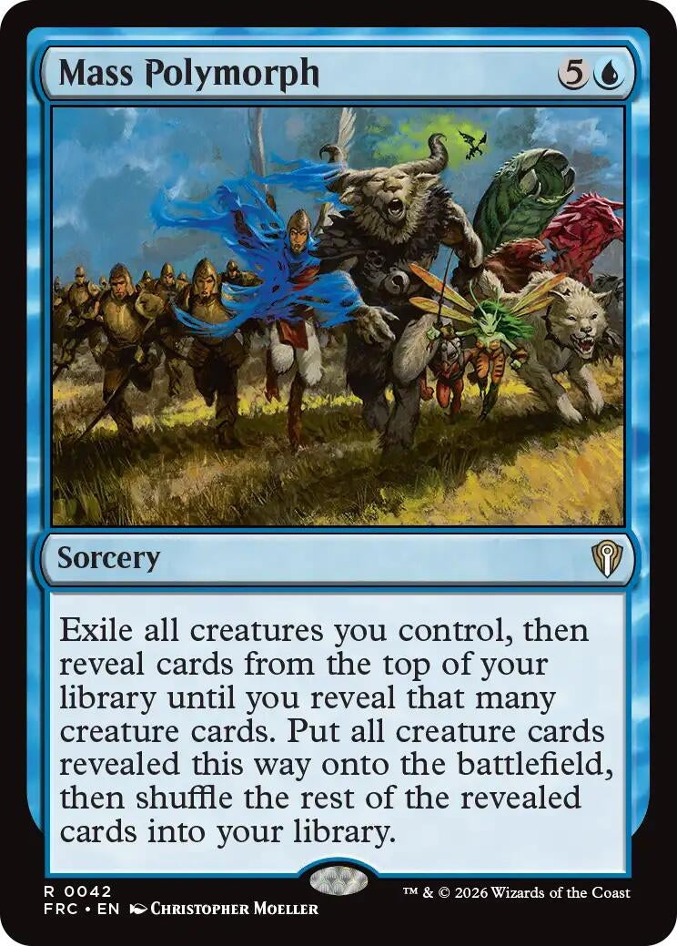 Image for Mass Polymorph (42) (Commander: Reality Fracture) - Magic: The Gathering