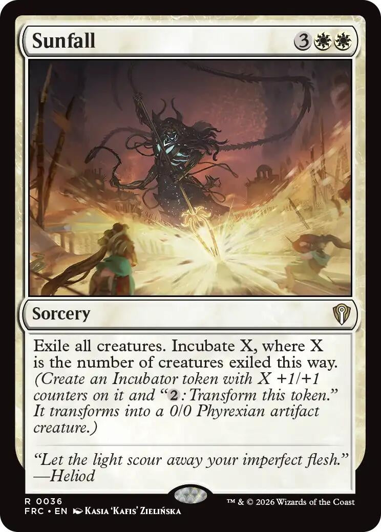 Image for Sunfall (36) (Commander: Reality Fracture) - Magic: The Gathering
