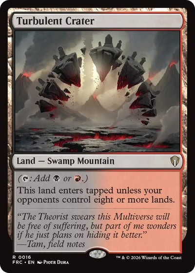 Turbulent Crater (16) (Commander: Reality Fracture)
