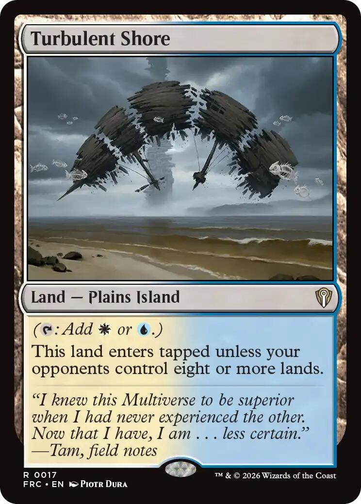 Image for Turbulent Shore (17) (Commander: Reality Fracture) - Magic: The Gathering