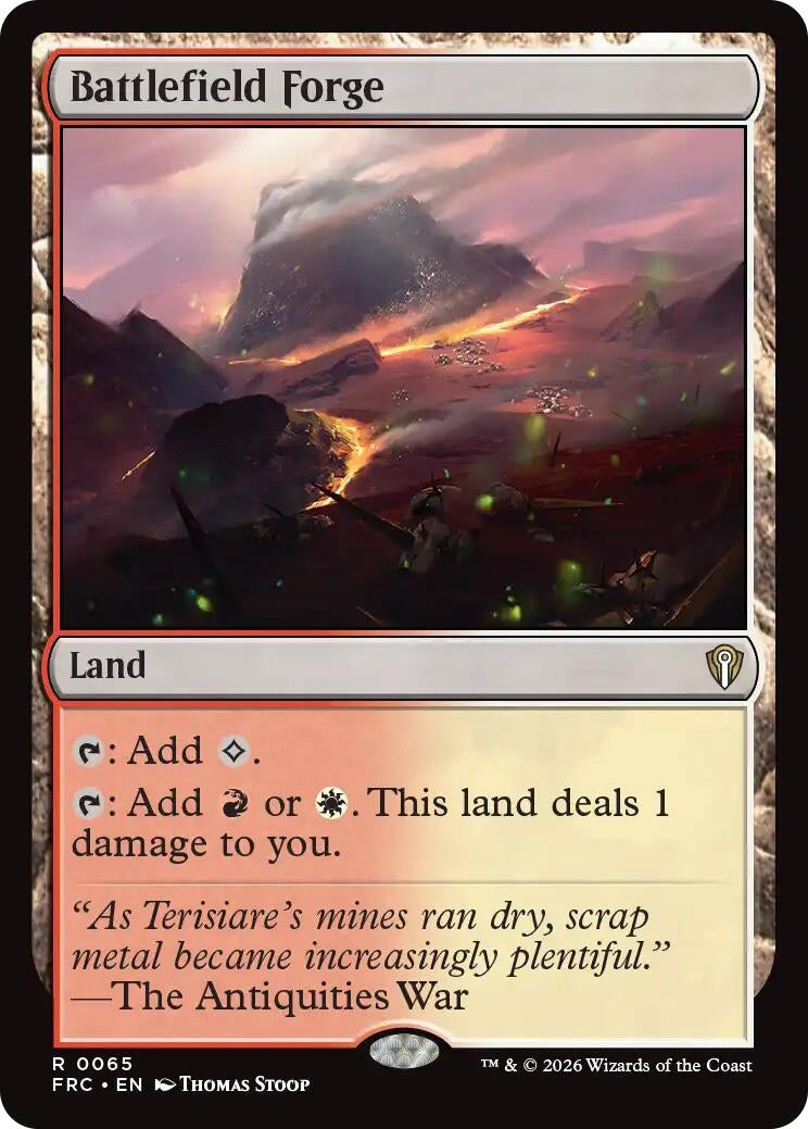 Image for Battlefield Forge (65) (Commander: Reality Fracture) - Magic: The Gathering