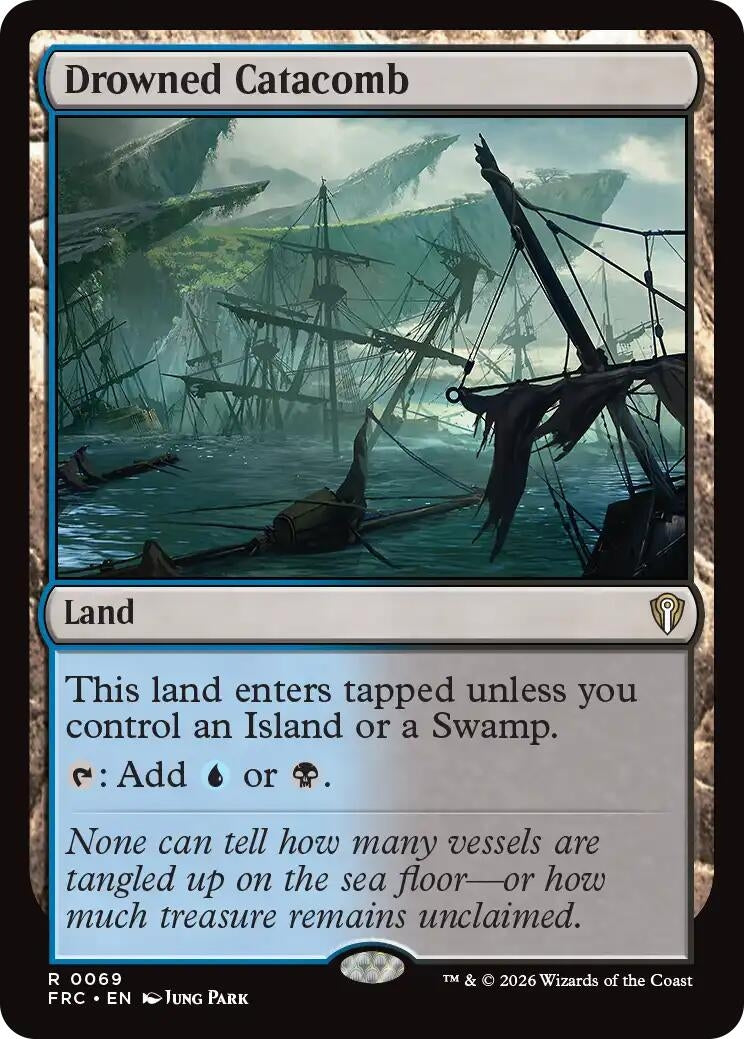Image for Drowned Catacomb (69) (Commander: Reality Fracture) - Magic: The Gathering