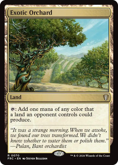 Exotic Orchard (70) (Commander: Reality Fracture)