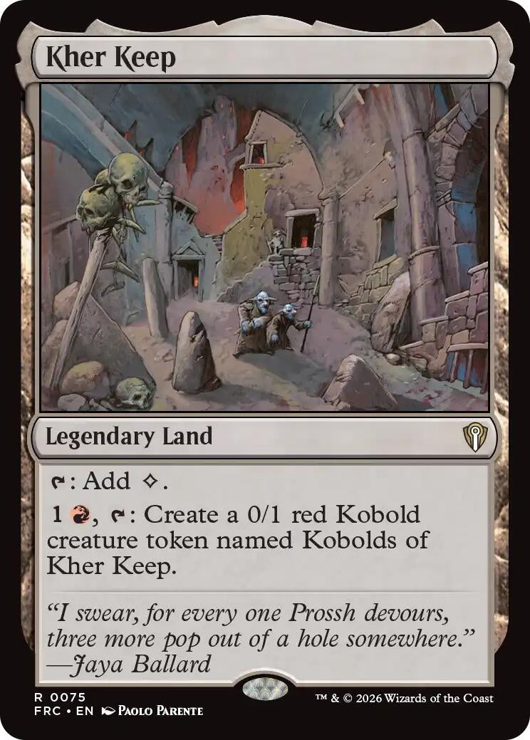 Image for Kher Keep (75) (Commander: Reality Fracture) - Magic: The Gathering