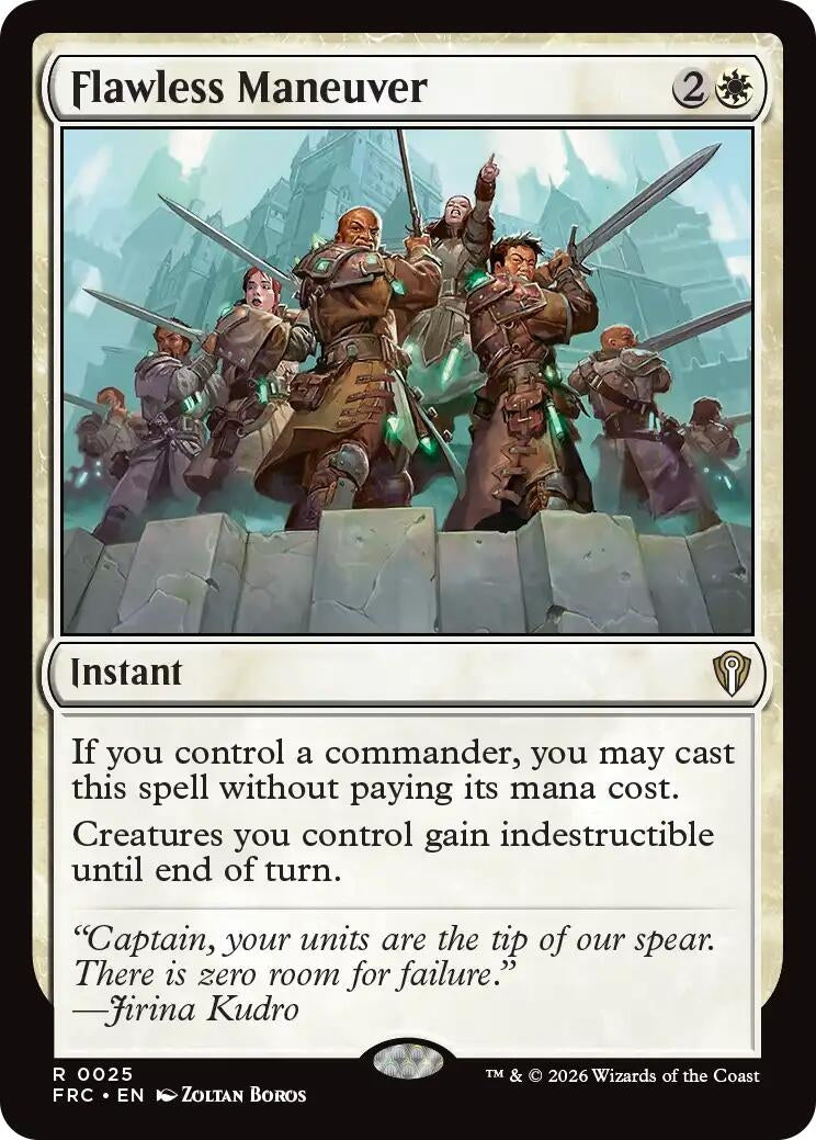 Image for Flawless Maneuver (25) (Commander: Reality Fracture) - Magic: The Gathering