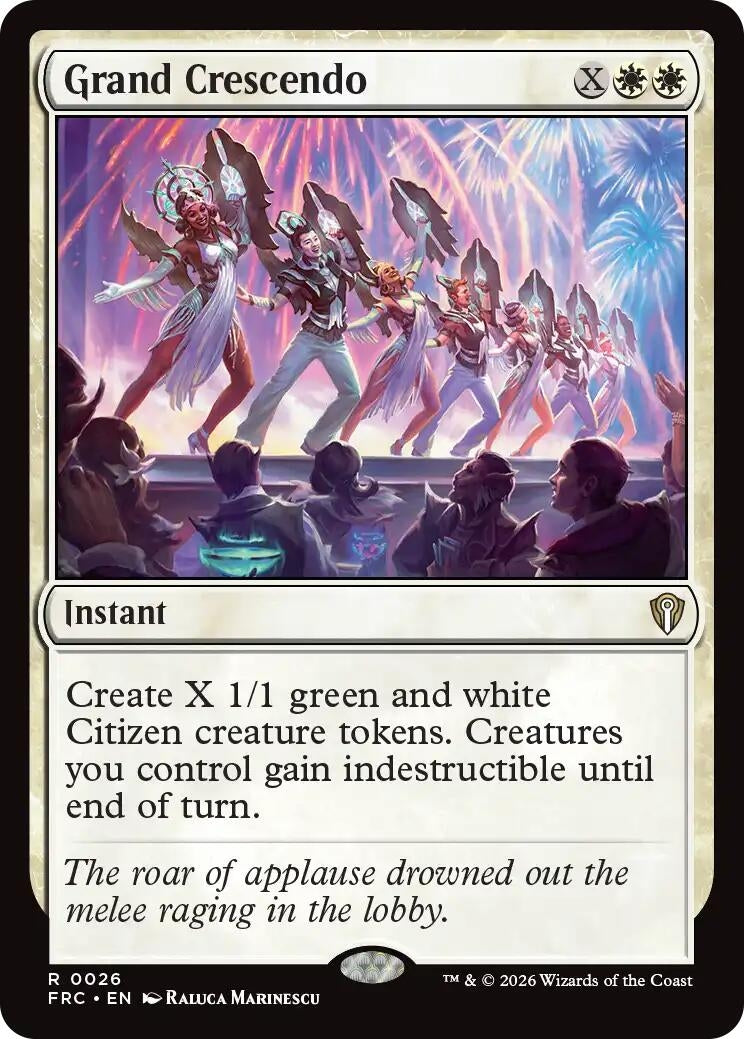 Image for Grand Crescendo (26) (Commander: Reality Fracture) - Magic: The Gathering