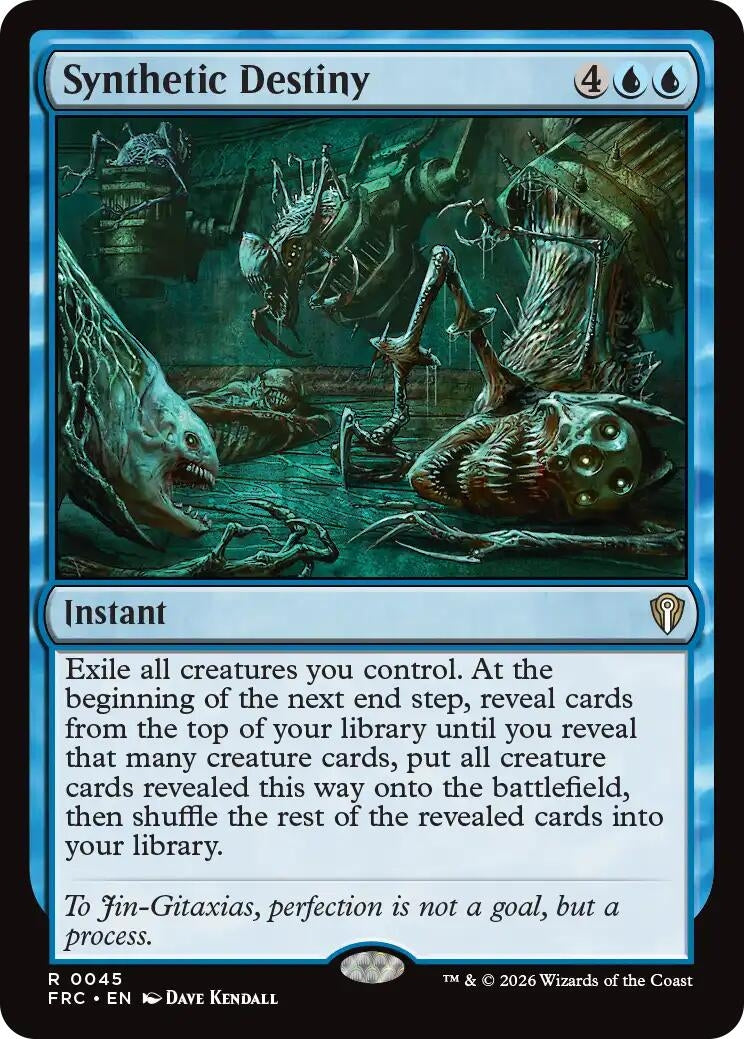 Image for Synthetic Destiny (45) (Commander: Reality Fracture) - Magic: The Gathering