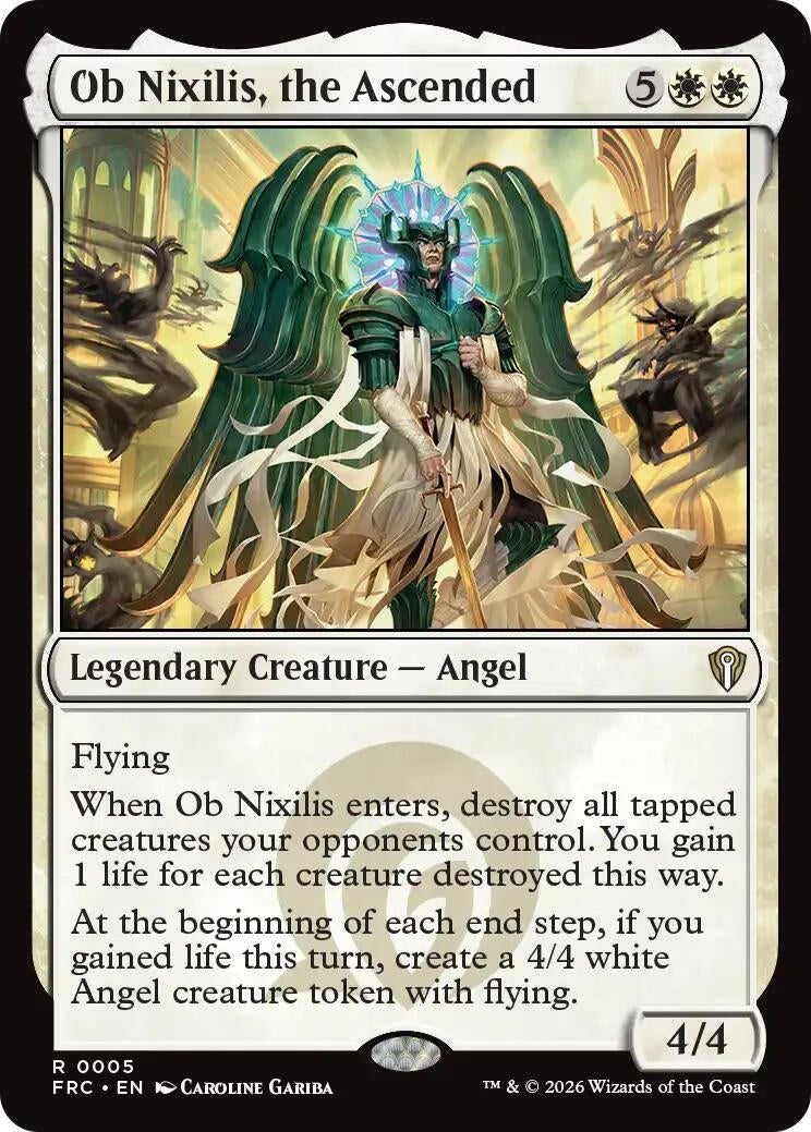 Image for Ob Nixilis, the Ascended (5) (Commander: Reality Fracture) - Magic: The Gathering