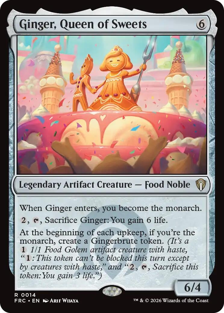 Image for Ginger, Queen of Sweets (14) (Commander: Reality Fracture) - Magic: The Gathering