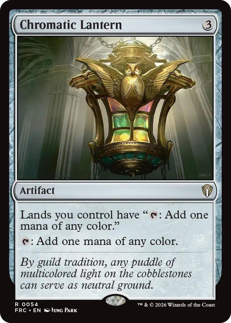 Image for Chromatic Lantern (54) (Commander: Reality Fracture) - Magic: The Gathering