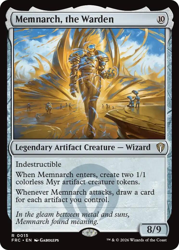 Image for Memnarch, the Warden (15) (Commander: Reality Fracture) - Magic: The Gathering