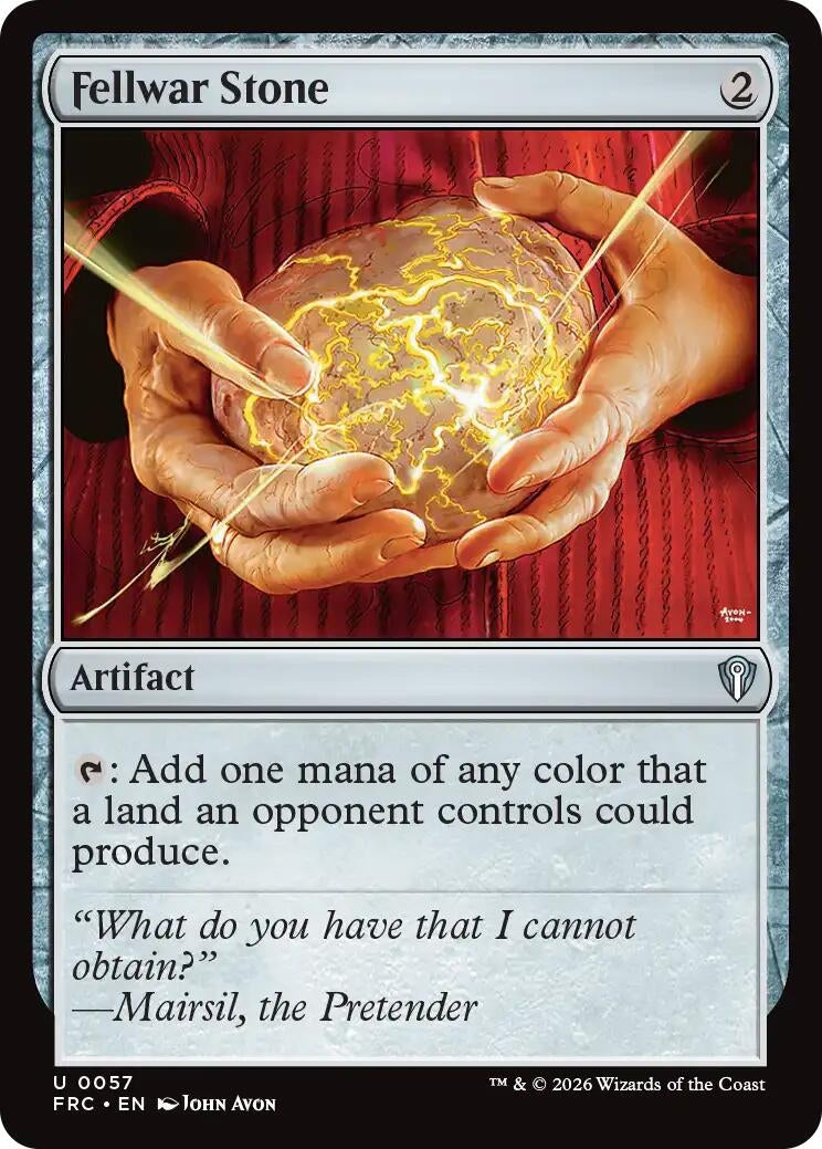 Image for Fellwar Stone (57) (Commander: Reality Fracture) - Magic: The Gathering
