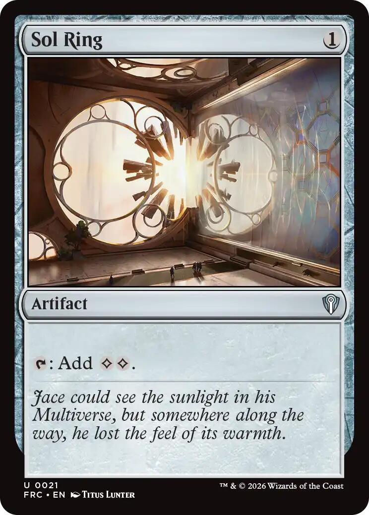 Image for Sol Ring (21) (Commander: Reality Fracture) - Magic: The Gathering