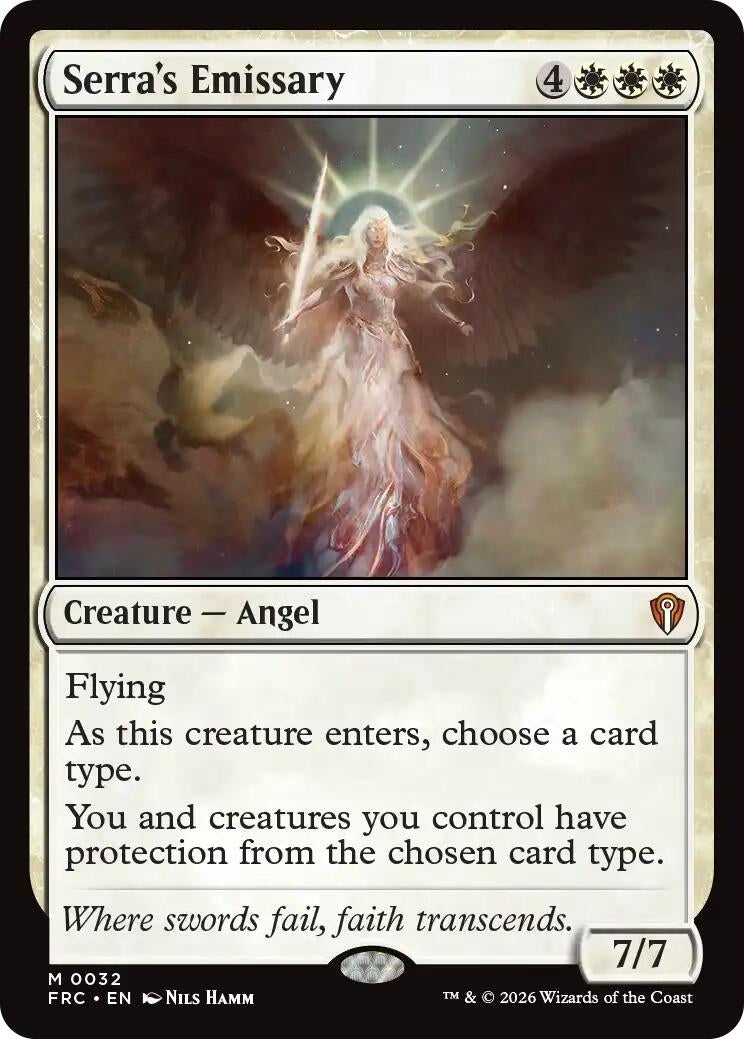 Image for Serra's Emissary (32) (Commander: Reality Fracture) - Magic: The Gathering