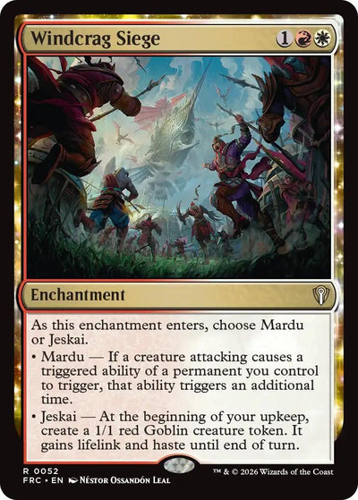 Windcrag Siege (52) (Commander: Reality Fracture)