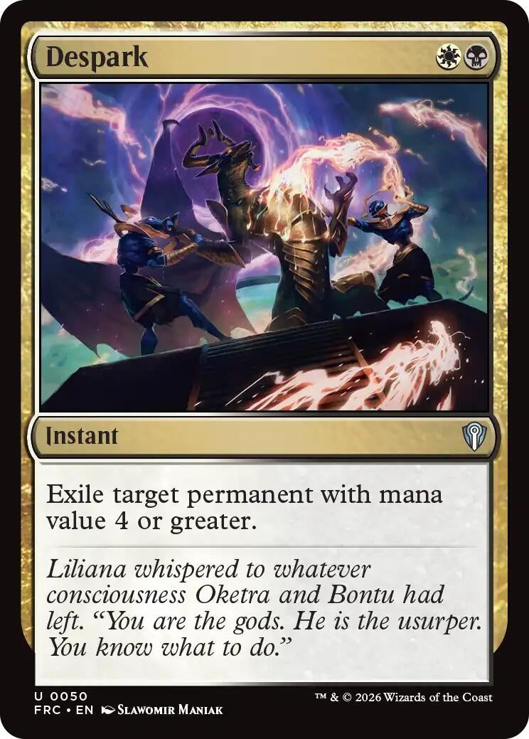 Image for Despark (50) (Commander: Reality Fracture) - Magic: The Gathering