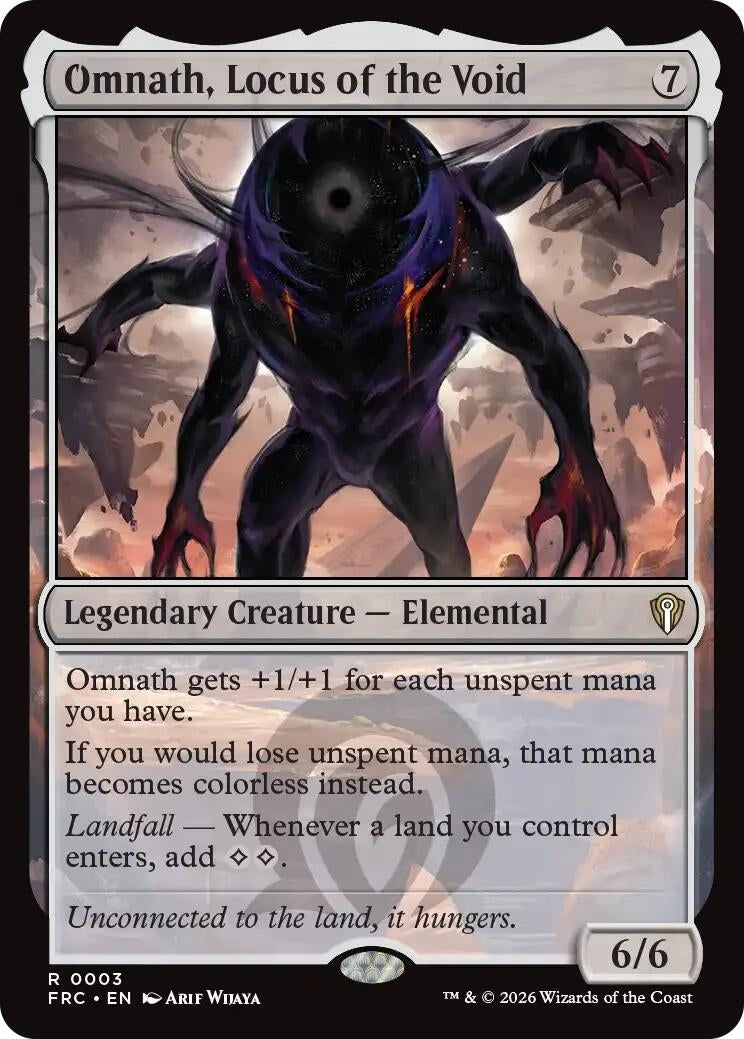Image for Omnath, Locus of the Void (3) (Commander: Reality Fracture) - Magic: The Gathering