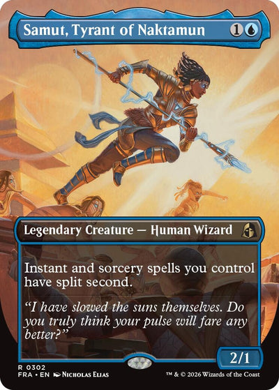 Samut, Tyrant of Naktamun (Borderless) (302) (Reality Fracture) (FRA)