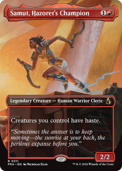 Samut, Hazorer's Champion (Borderless) (311) (Reality Fracture) (FRA)