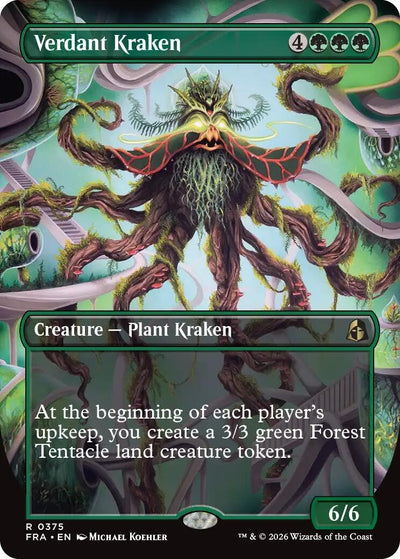 Verdant Kraken (Borderless) (375) (Reality Fracture) (FRA)