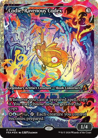 Codie, Ravenous Codex (Showcase) (Fracture Foil) (422) (Reality Fracture) (Foil) (FRA)