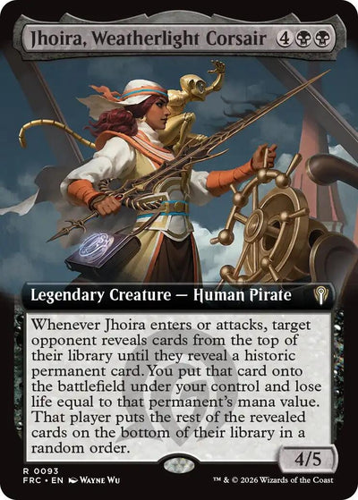 Jhoira, Weatherlight Corsair (Extended Art) (93) (Commander: Reality Fracture)