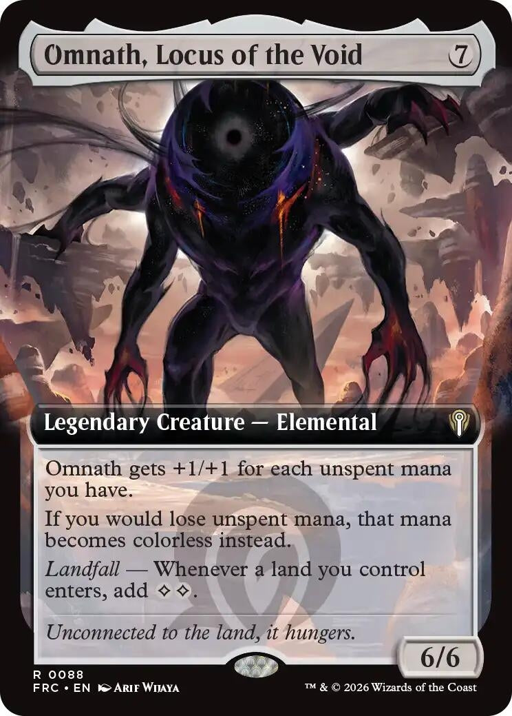 Image for Omnath, Locus of the Void (Extended Art) (88) (Commander: Reality Fracture) - Magic: The Gathering
