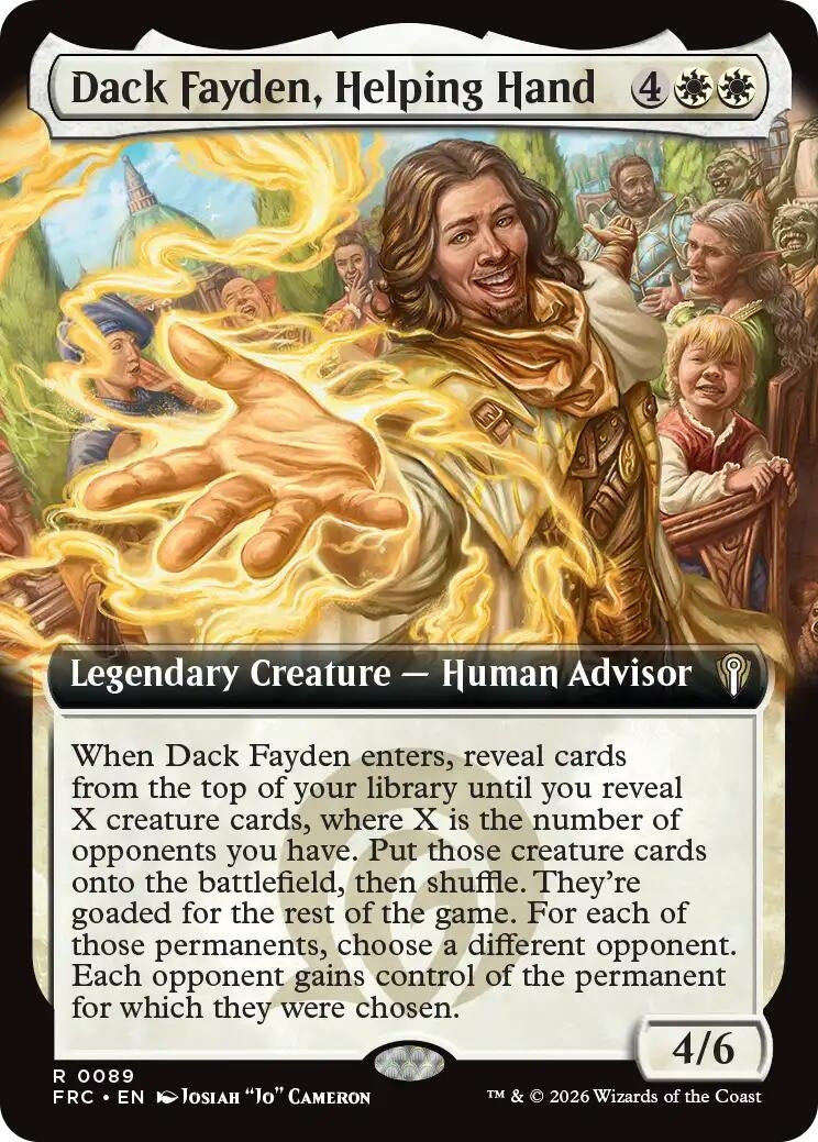 Image for Dack Fayden, Helping Hand (Extended Art) (89) (Commander: Reality Fracture) - Magic: The Gathering