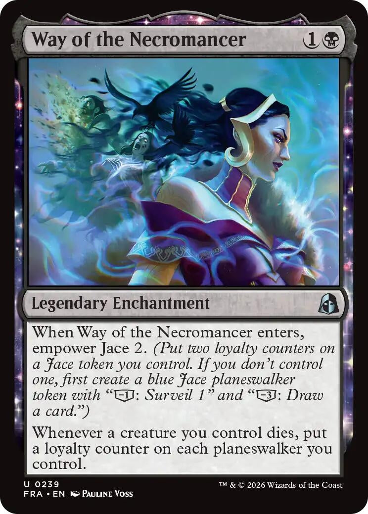 Image for Way of the Necromancer (239) (Reality Fracture) (Foil) (FRA) - Magic: The Gathering