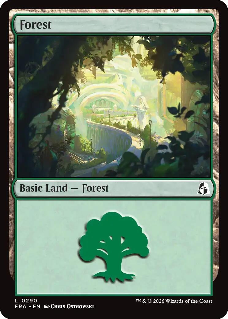 Image for Forest (0290) (290) (Reality Fracture) (Foil) (FRA) - Magic: The Gathering