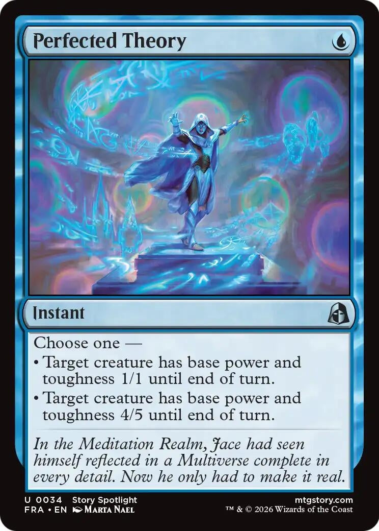 Image for Perfected Theory (34) (Reality Fracture) (Foil) (FRA) - Magic: The Gathering