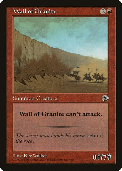 Wall of Granite (POR)