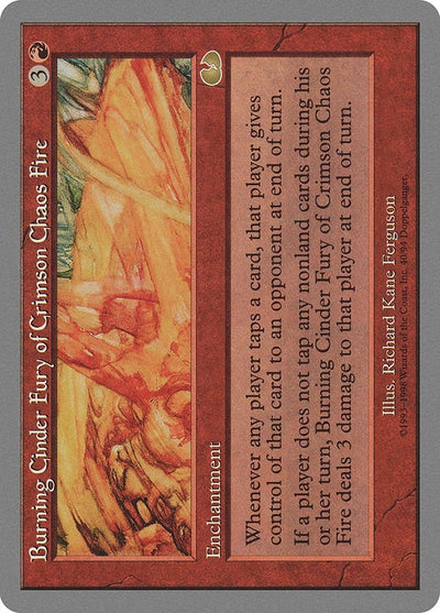 Burning Cinder Fury of Crimson Chaos Fire (40) (UGL)